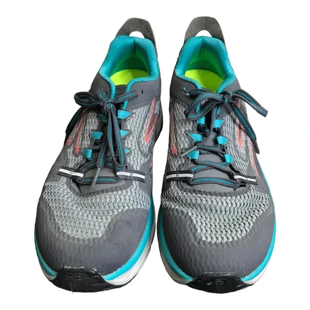 Skechers Shoes Mens 11 Grey GoRun Ultra 4‎ Trail Running Sneakers 54111 Charcoal